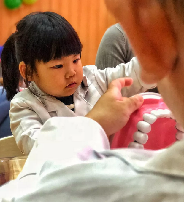 力邁中美國際學(xué)校九華幼兒園動(dòng)態(tài) “小小牙醫(yī)體驗(yàn)活動(dòng)”