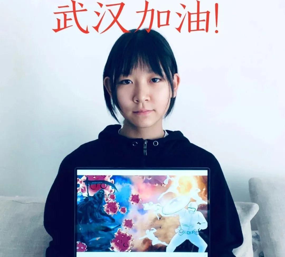 凝聚正能量，同心抗疫情|力邁中美國際學校手抄報主題活動(圖11)