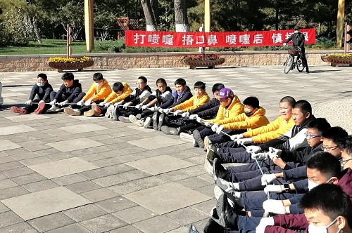 挑戰(zhàn)自我，錘煉班級文化|力邁中美國際學校中學生素質拓展訓練(圖14)
