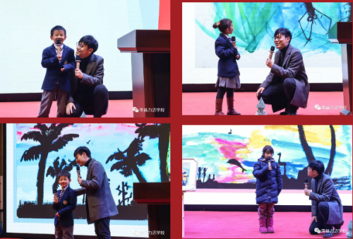 南昌力邁（國際）學(xué)校迎新春藝術(shù)匯演暨首屆美術(shù)作品慈善拍賣會(圖4)